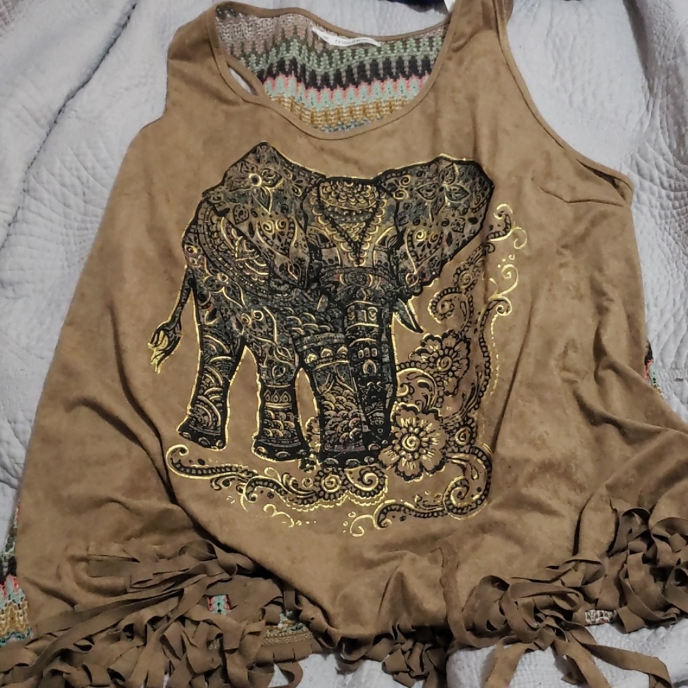 Knit back tank